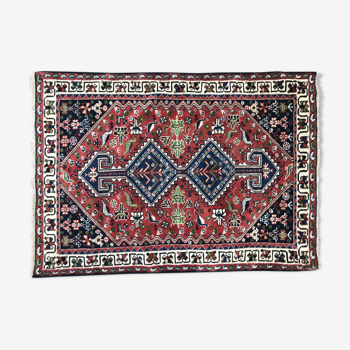 Vintage carpet Persian yalameh done hand 104 X 144 CM
