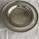Plat métal argenté