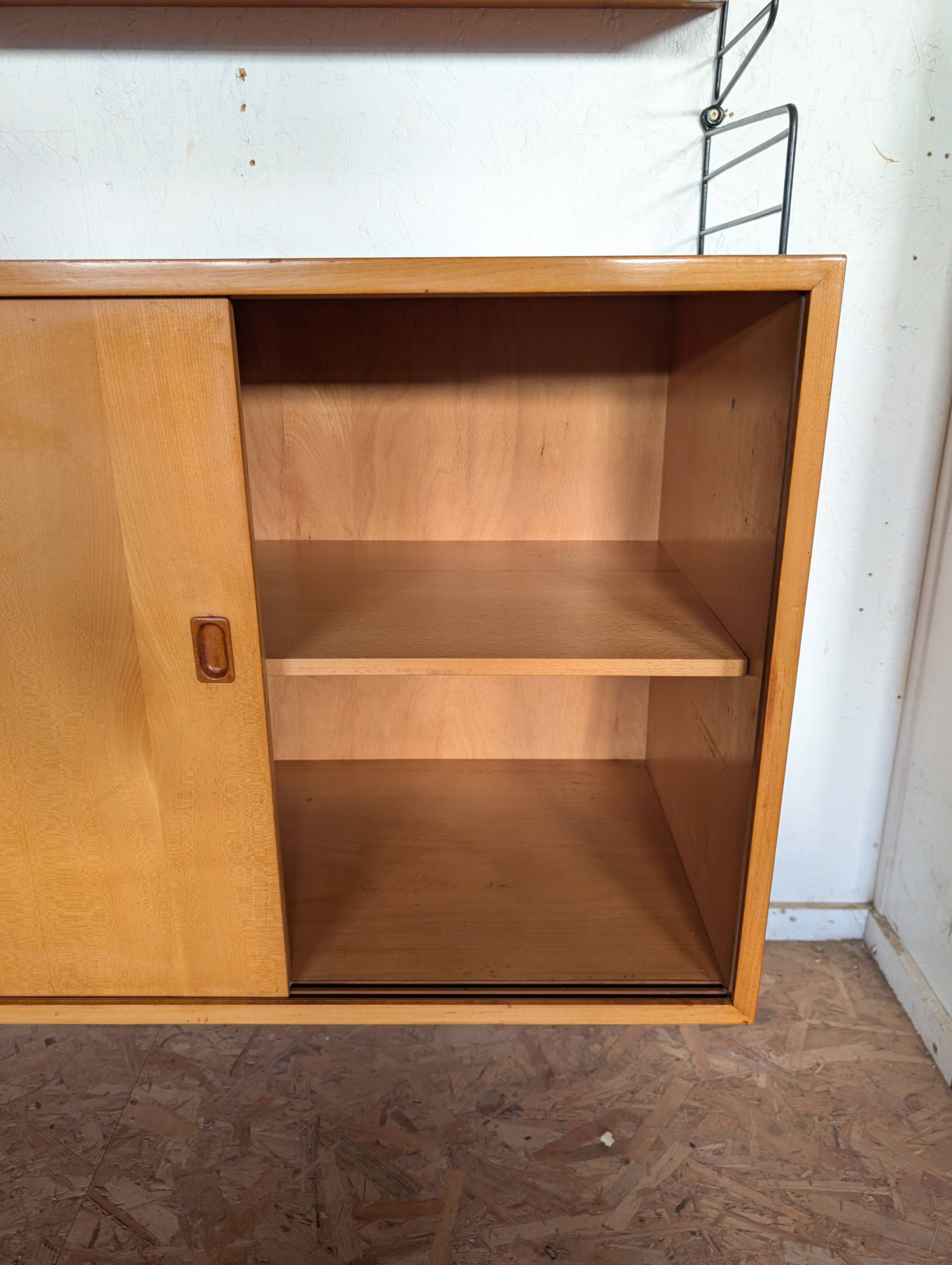 Original STRING wall unit by Nisse Strinning from the 1960s, Sweden.