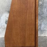 Modernist bedside in solid oak - 1950