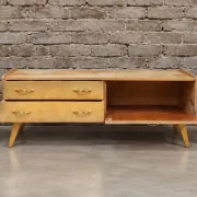 Dressing table set and two modular bedside tables from the 1960s.