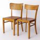 Set of 4 Vintage “Frankfurter” Dining Chairs – Beech Wood – Germany 1950s