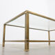 Mid-century brass coffee table