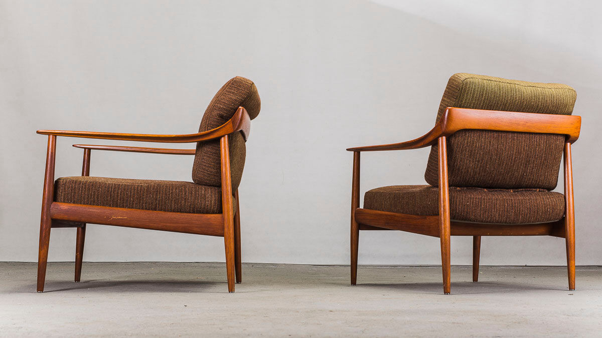 Danish teak living room set by Walter Knoll, 1960s