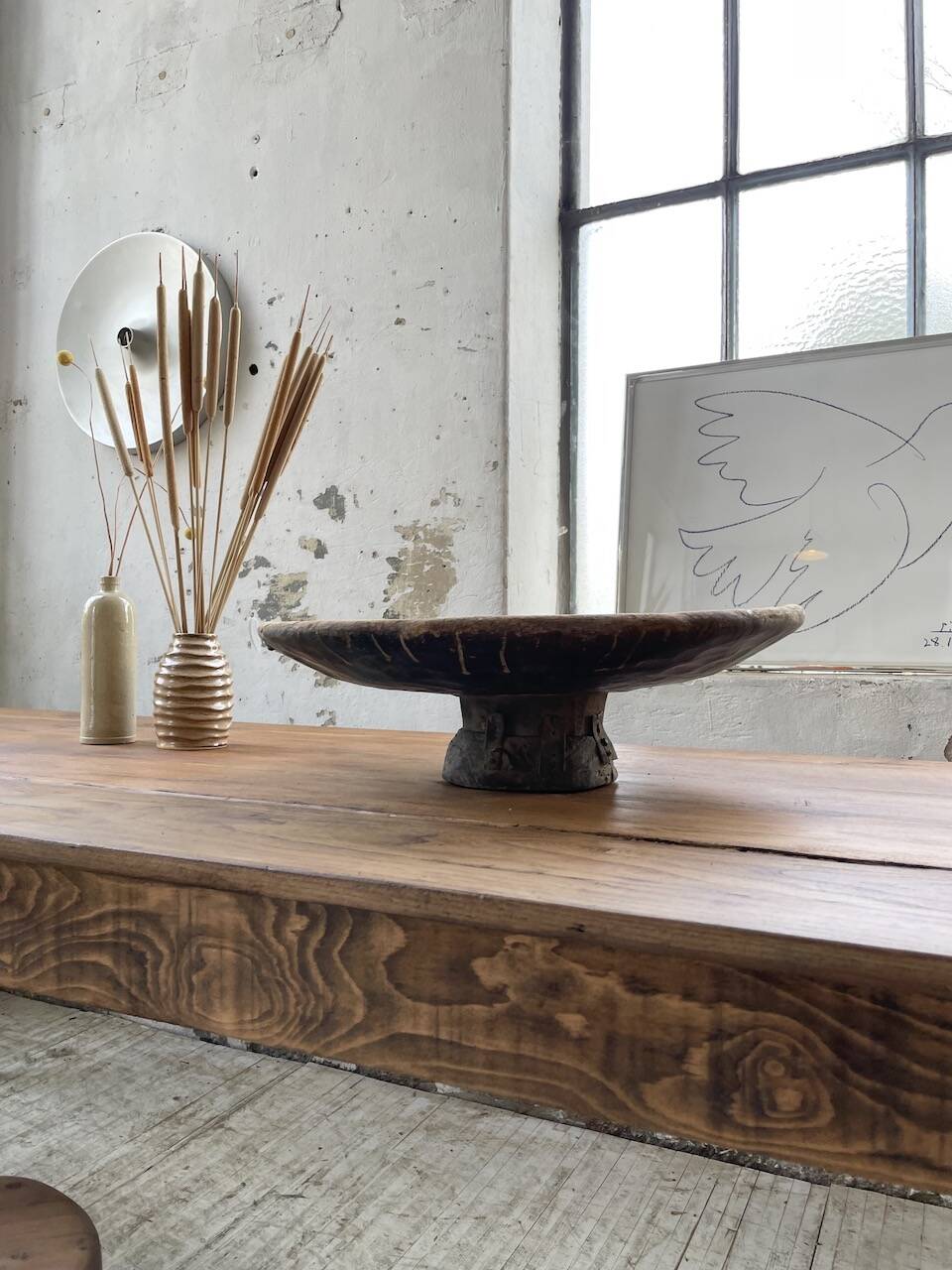 XL wooden Tuareg dish