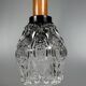 1960s 1970s Ceiling Lamp Pendant Lamp in Teak & Glass Mid Century Space Age