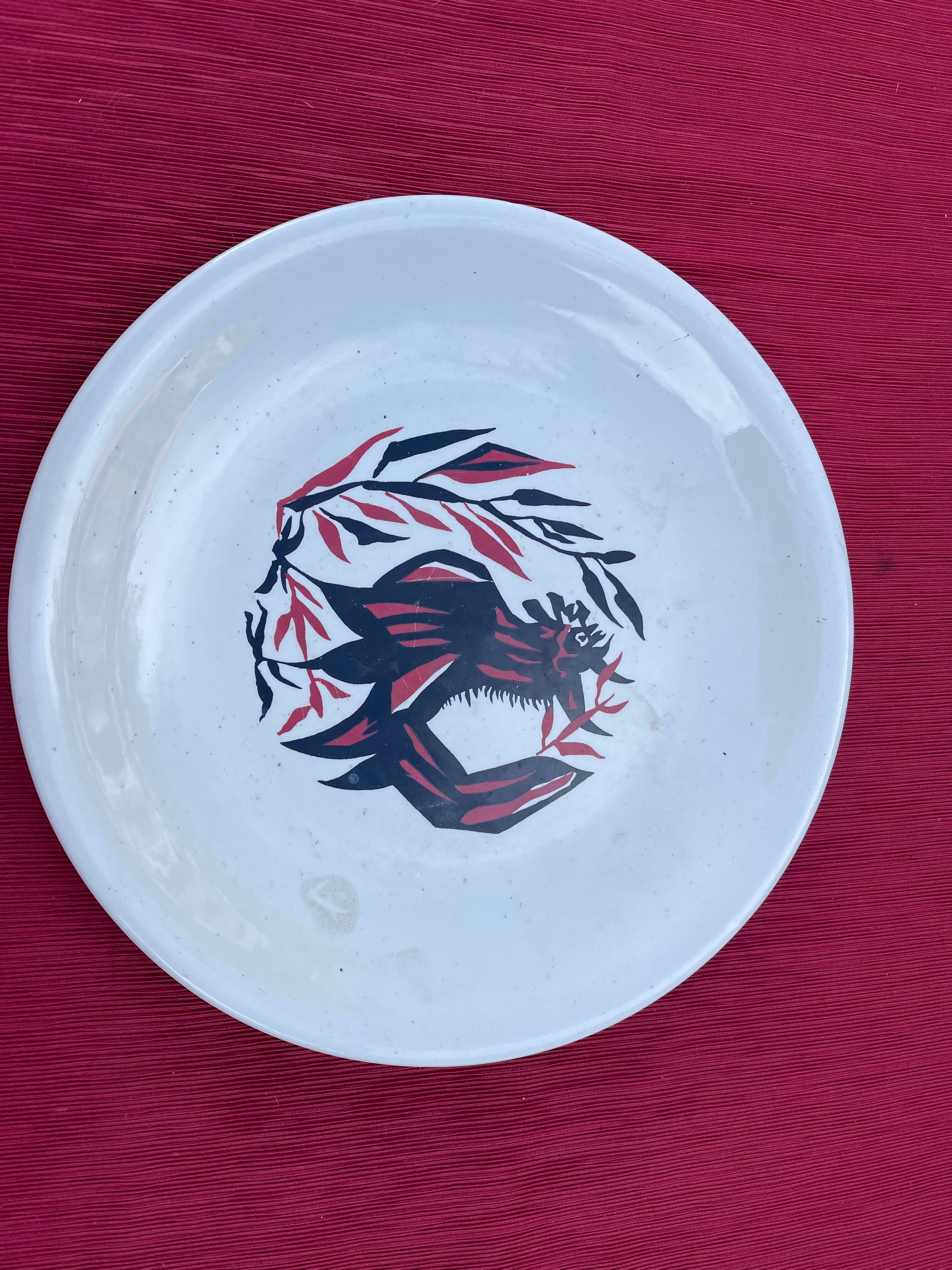 Jean Lurçat ceramic plate