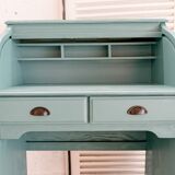 School curtain desk