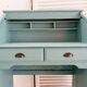 School curtain desk