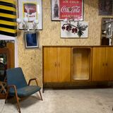 Bibliothèque sur les jambes vintage des années 60, années 1960