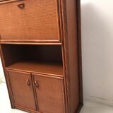 Secretary in wicker-style wicker rattan empire style