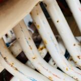 Set of 5 armchairs Tolix T2 50s