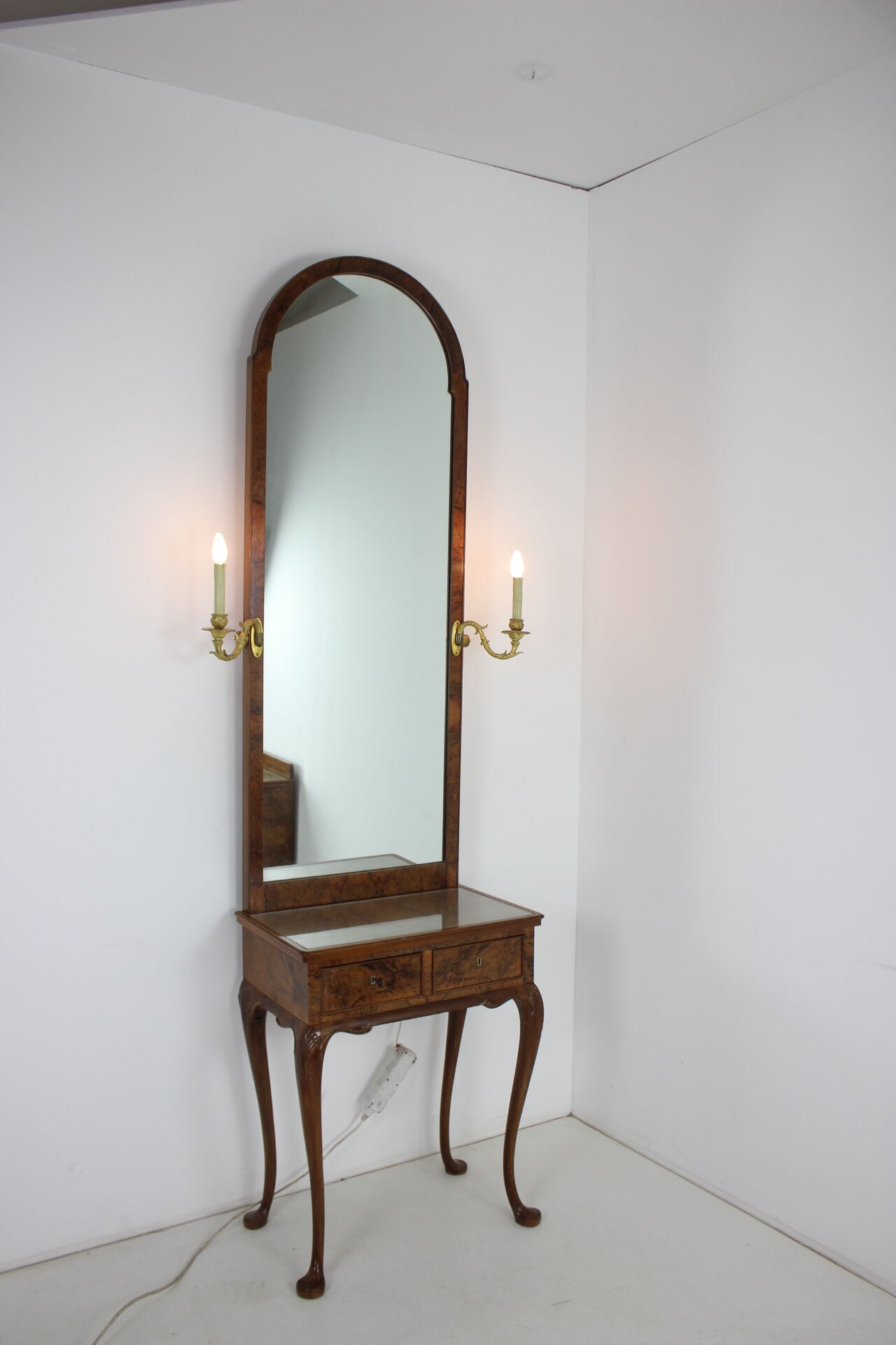 1920s mirror cabinet, Czechoslovakia