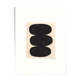 One-design painting on pape,  dated and signed without frame