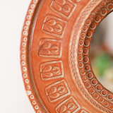 70s ceramic mirror
