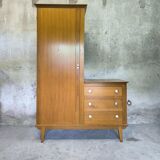 Vintage asymmetrical wardrobe