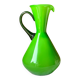 Empoli glass vase/carafe/ewer, 1960s