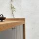 Vintage bookcase in solid oak.