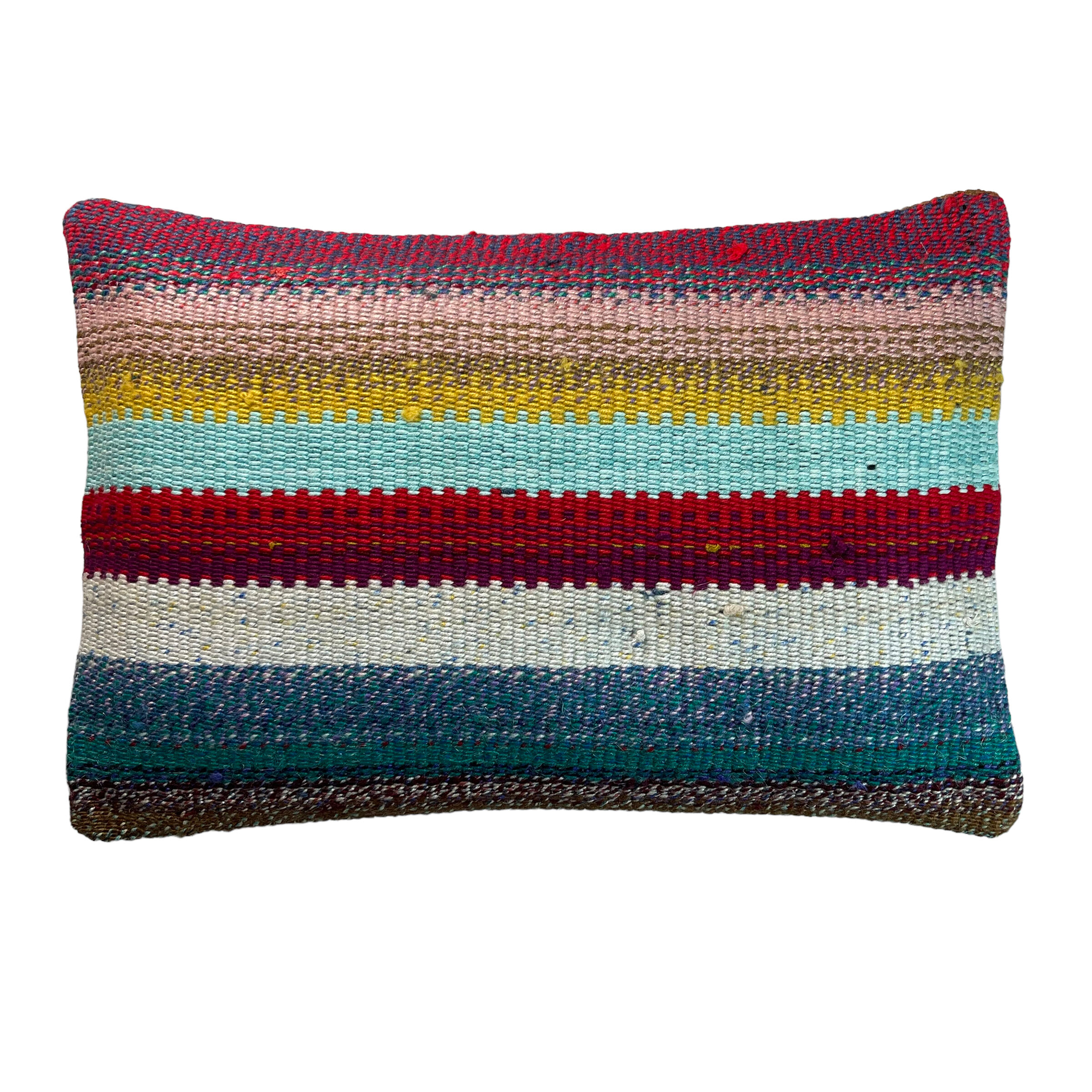 Housse de coussin vintage turque faite à la main, 30 x 50 cm