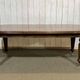 Victorian style oval mahogany table with 1 extension.