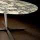 C. 1970 - White marble top dining table - Roche Bobois - France