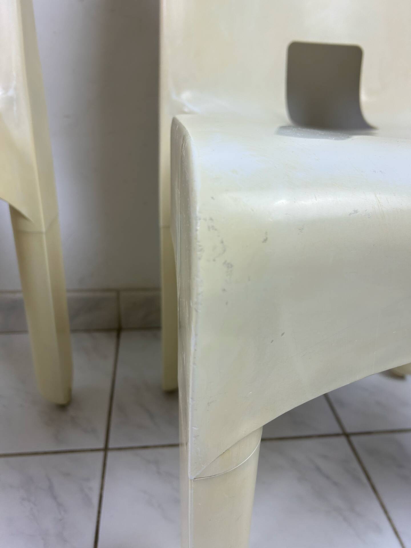 3x vintage Universale chair Joe Colombo Kartell