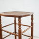 Vintage wooden bar stool and cannage