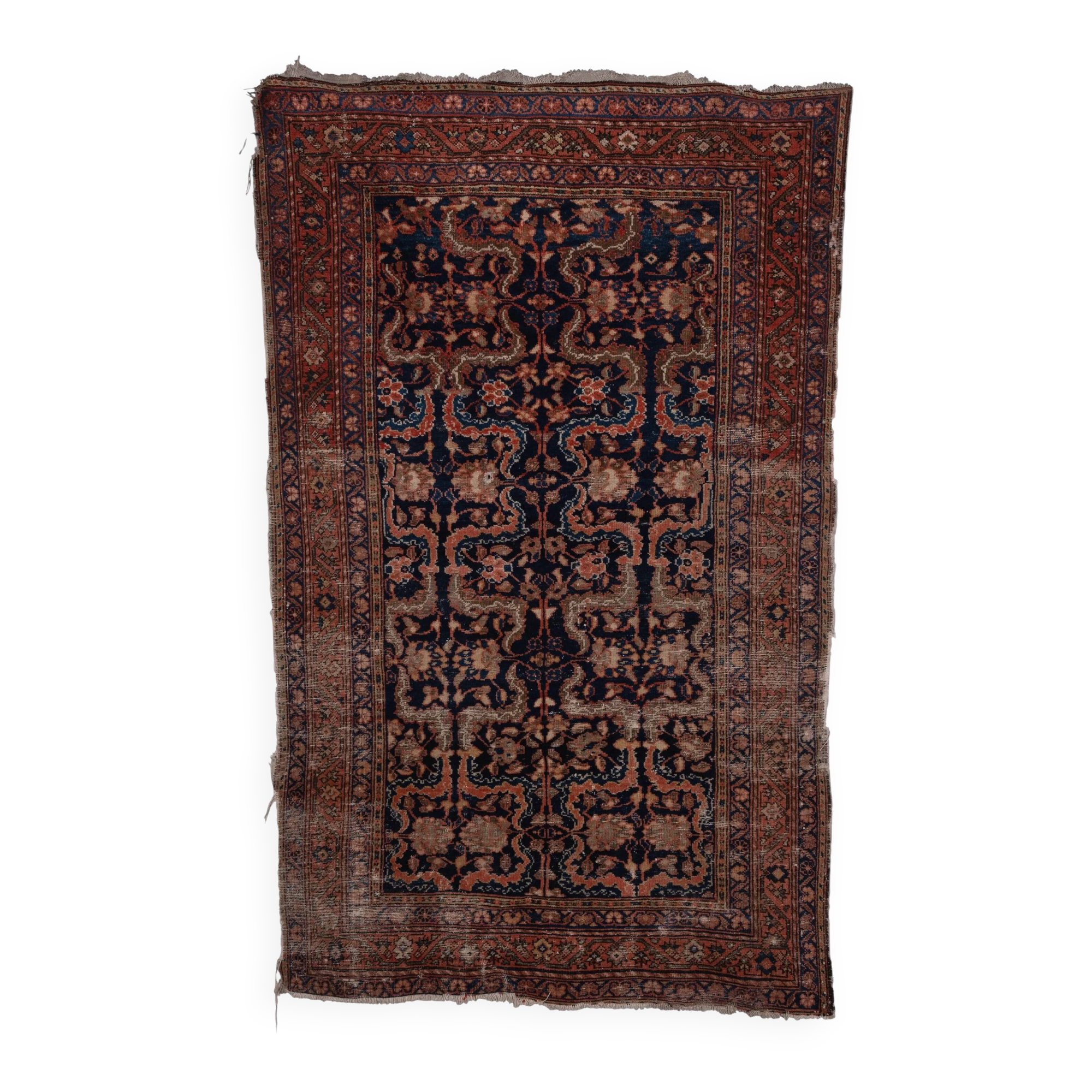 Vintage Turkish rug handmade 126x196 cm