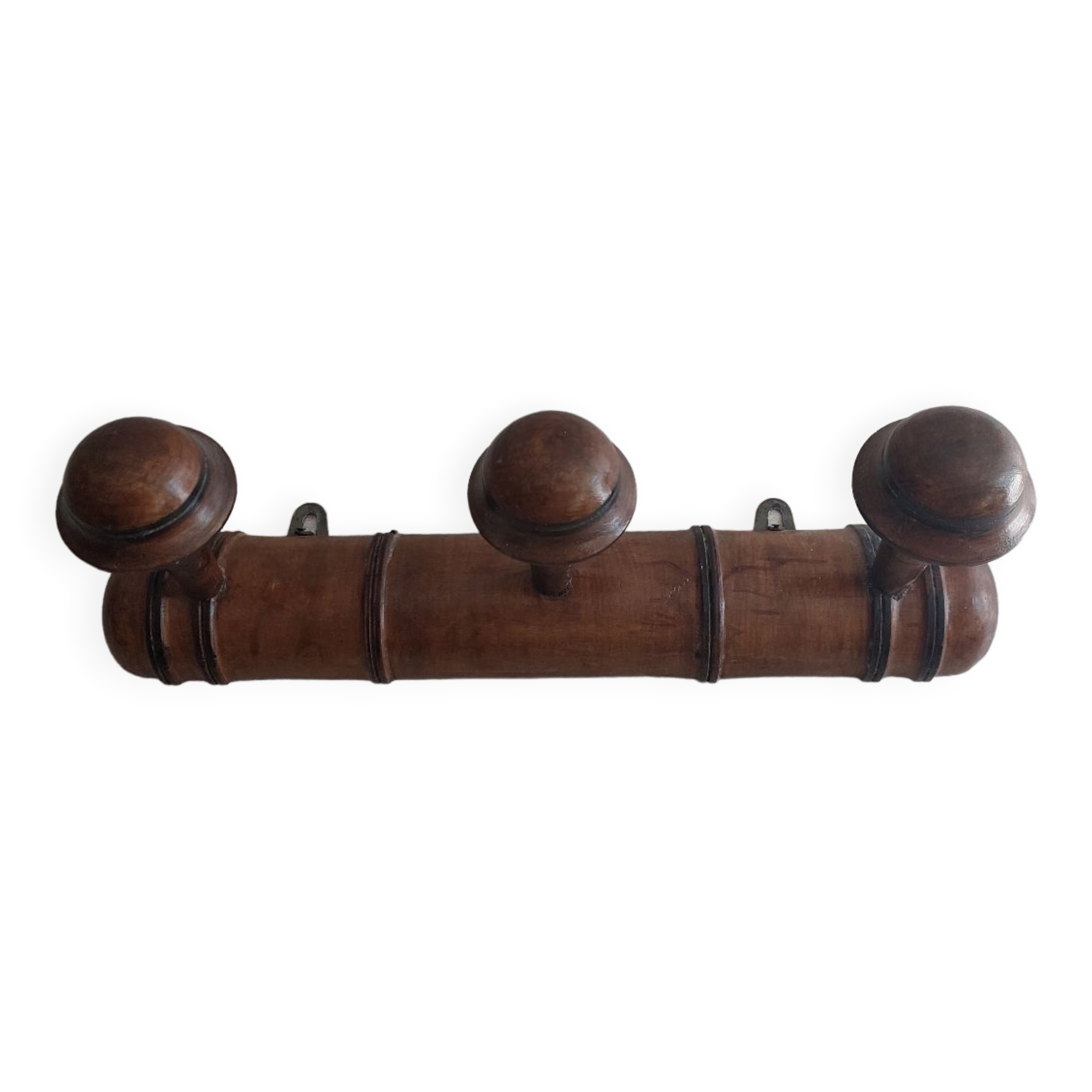 Wooden wall coat rack 50s