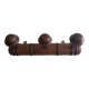 Wooden wall coat rack 50s