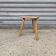 Tabouret tripode en bois de hêtre 1960