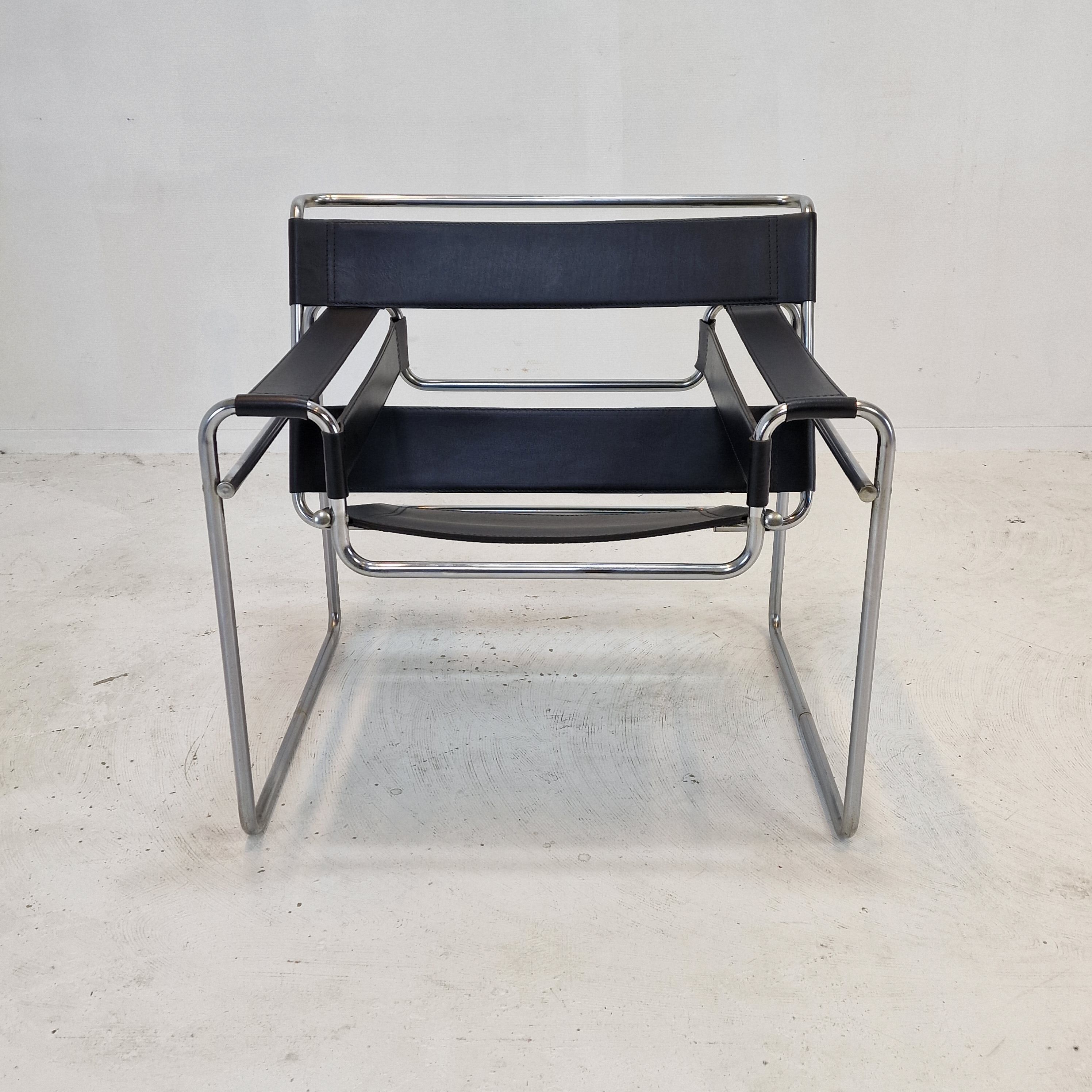 Chaise Wassily par Marcel Breuer, années 1980