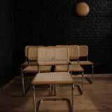 Set of 6 chairs design by Marcel Breuer model B32