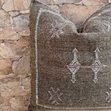 Coussin en soie de cactus, coussin en soie de cactus, coussin lombaire, coussin décoratif en soie