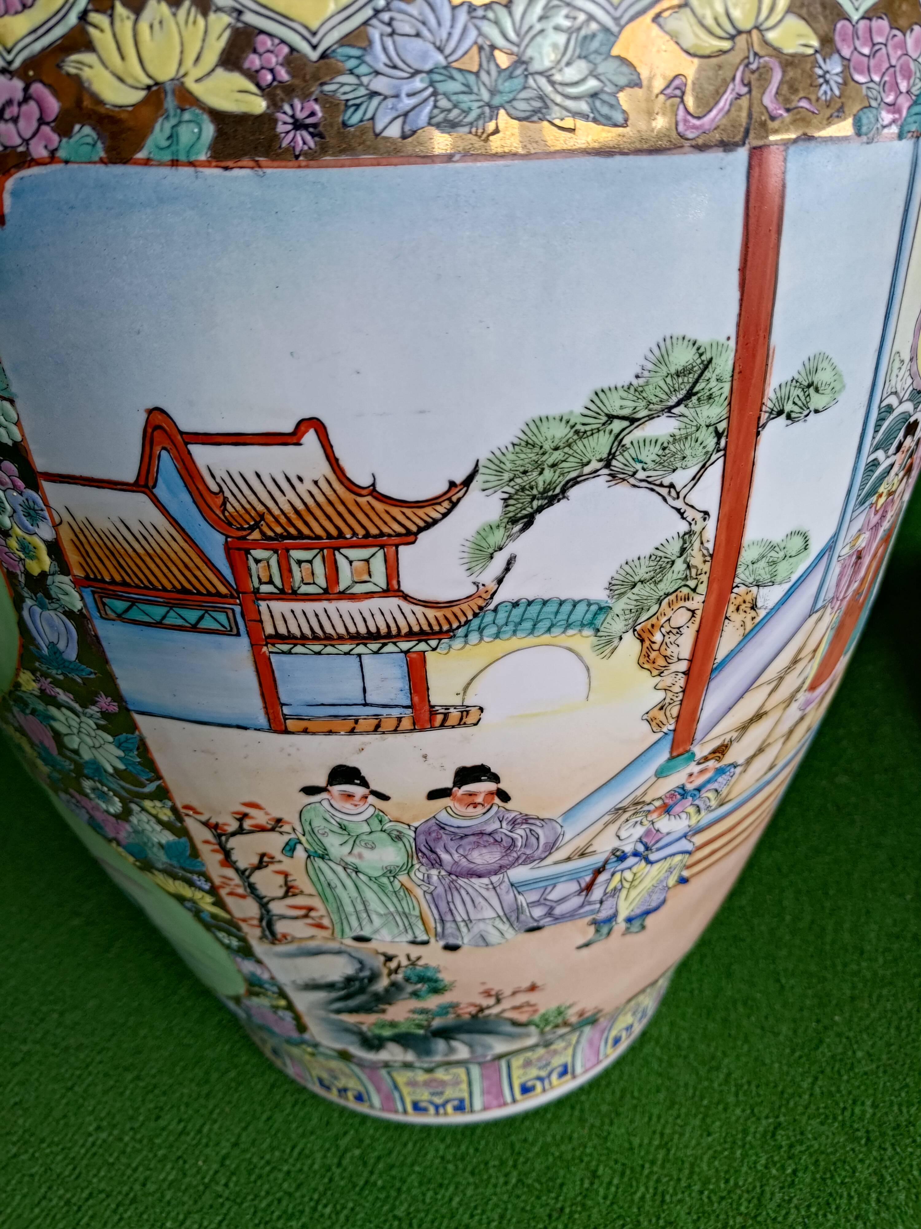 large Chinese vase