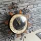 Wrought iron trophy wall hanging in office 1960
