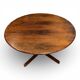 Round coffee table in rosewood by Karl-Erik Ekselius, 1960