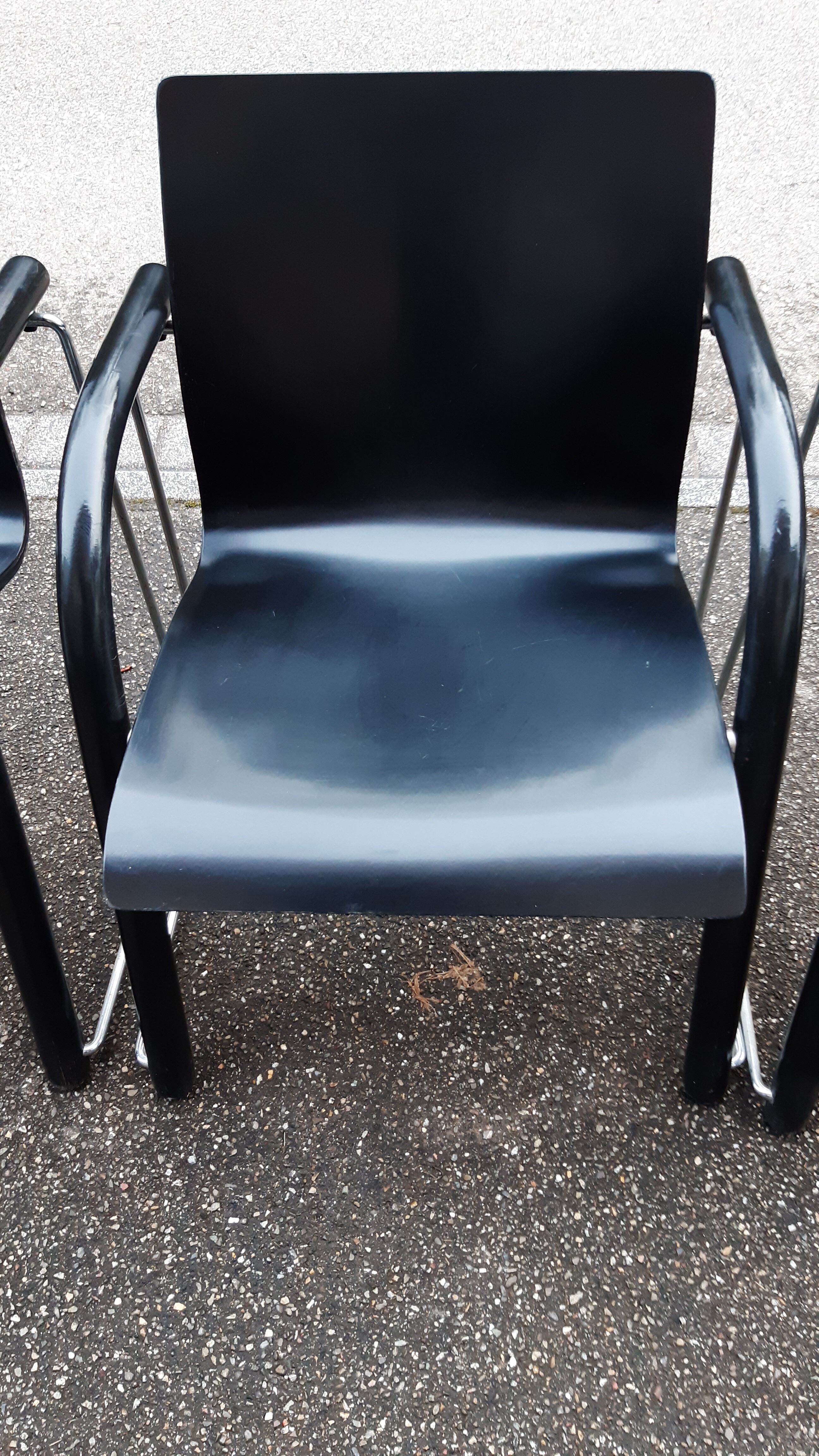 S320 chairs by Ulrich Boehme and Wulf Schneider for Thonet
