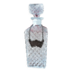 Cut glass whisky carafe with its collar marked "whisky".