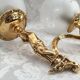 Pair wall lamps gilded bronze atlas globe style louis xv/xvi