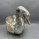 Silver swan signed Mauro Manetti