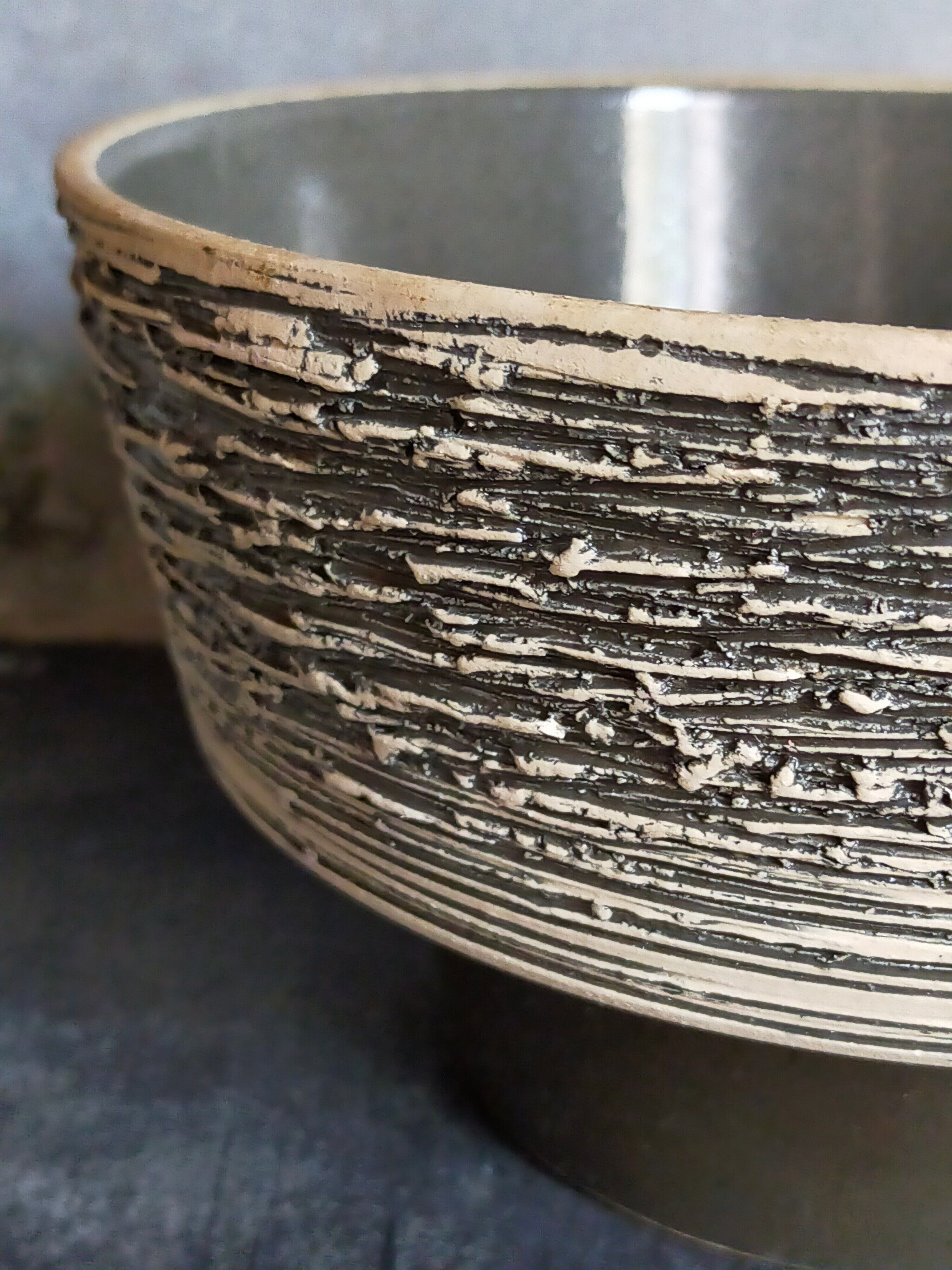 Modernist ceramic pot cover 50s