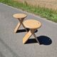 Lot de 2 Tabourets pliants style Suzy Adrian Reed