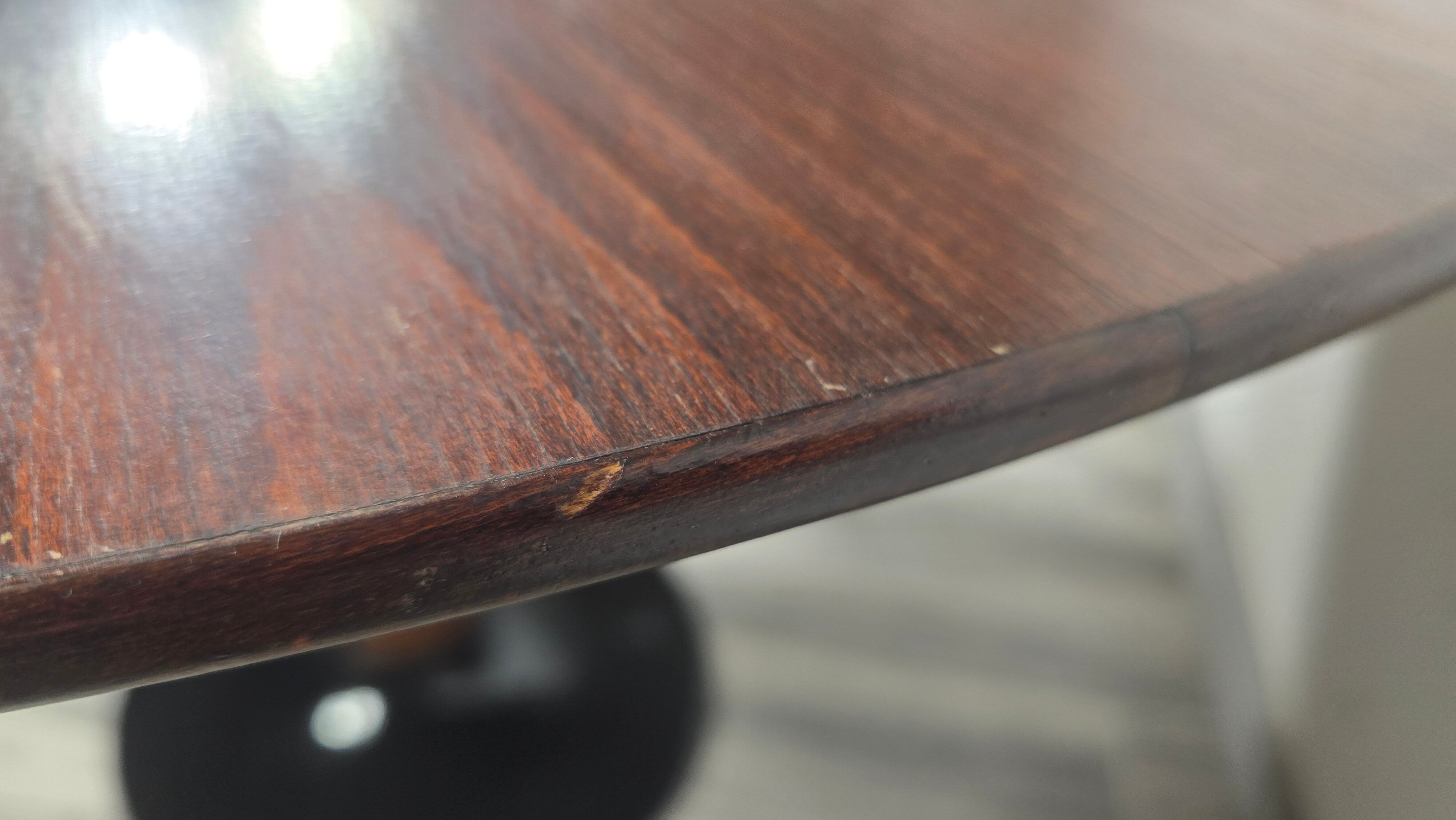 Mid-Century Pedestal Dining Table attributed to Dřevotvar Jablonné, 19