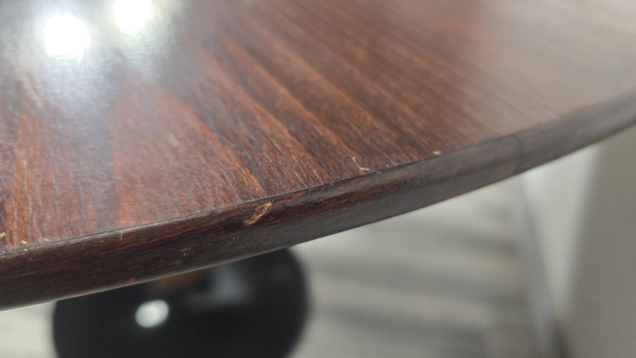 Mid-Century Pedestal Dining Table attributed to Dřevotvar Jablonné, 19