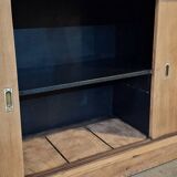 Low sideboard with sliding doors