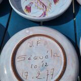Series of 13 pieces signed Séguéla 1977