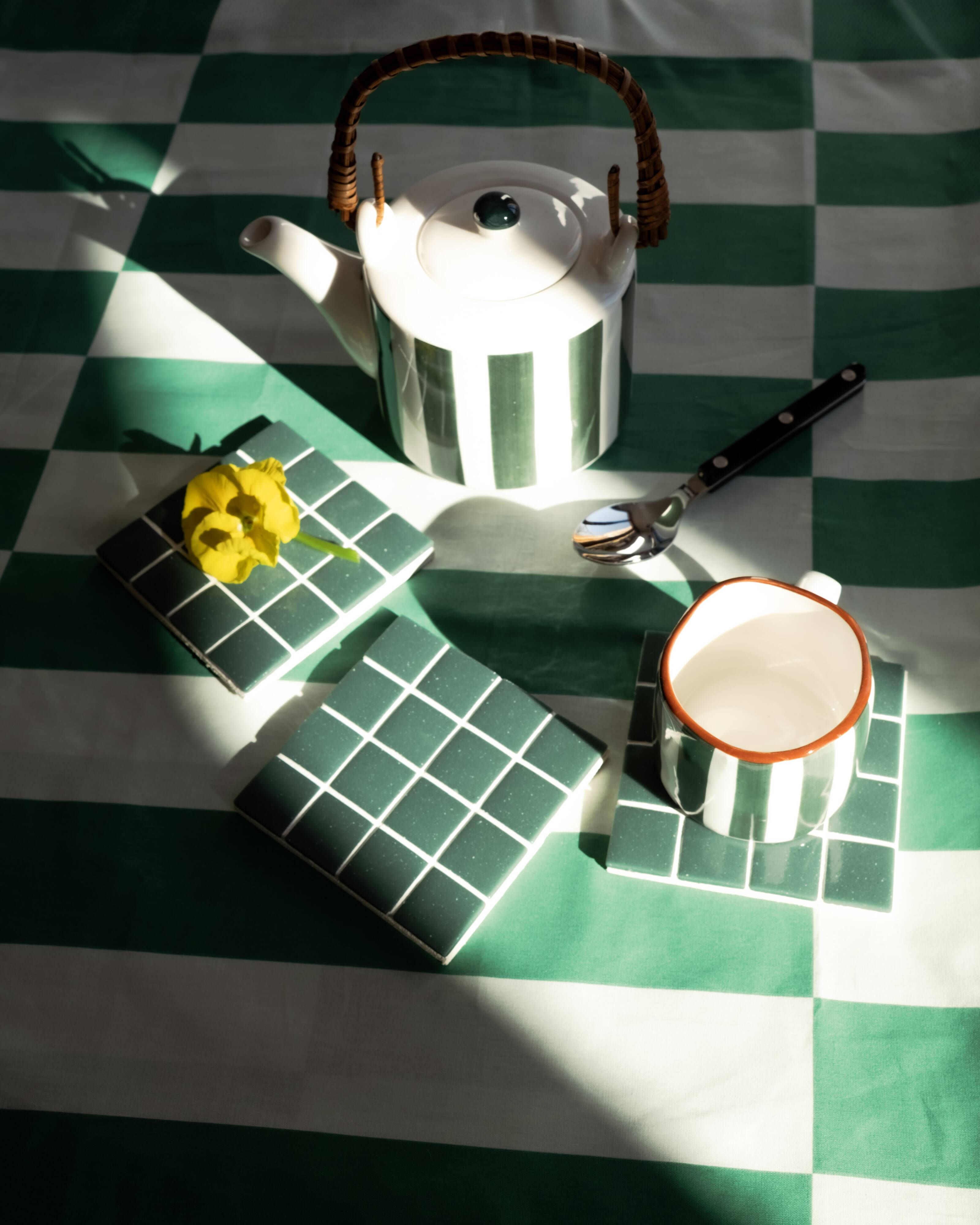 Coasters glass enamels-coasters-mosaic-handmade