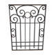 Grille de porte en fer forgé