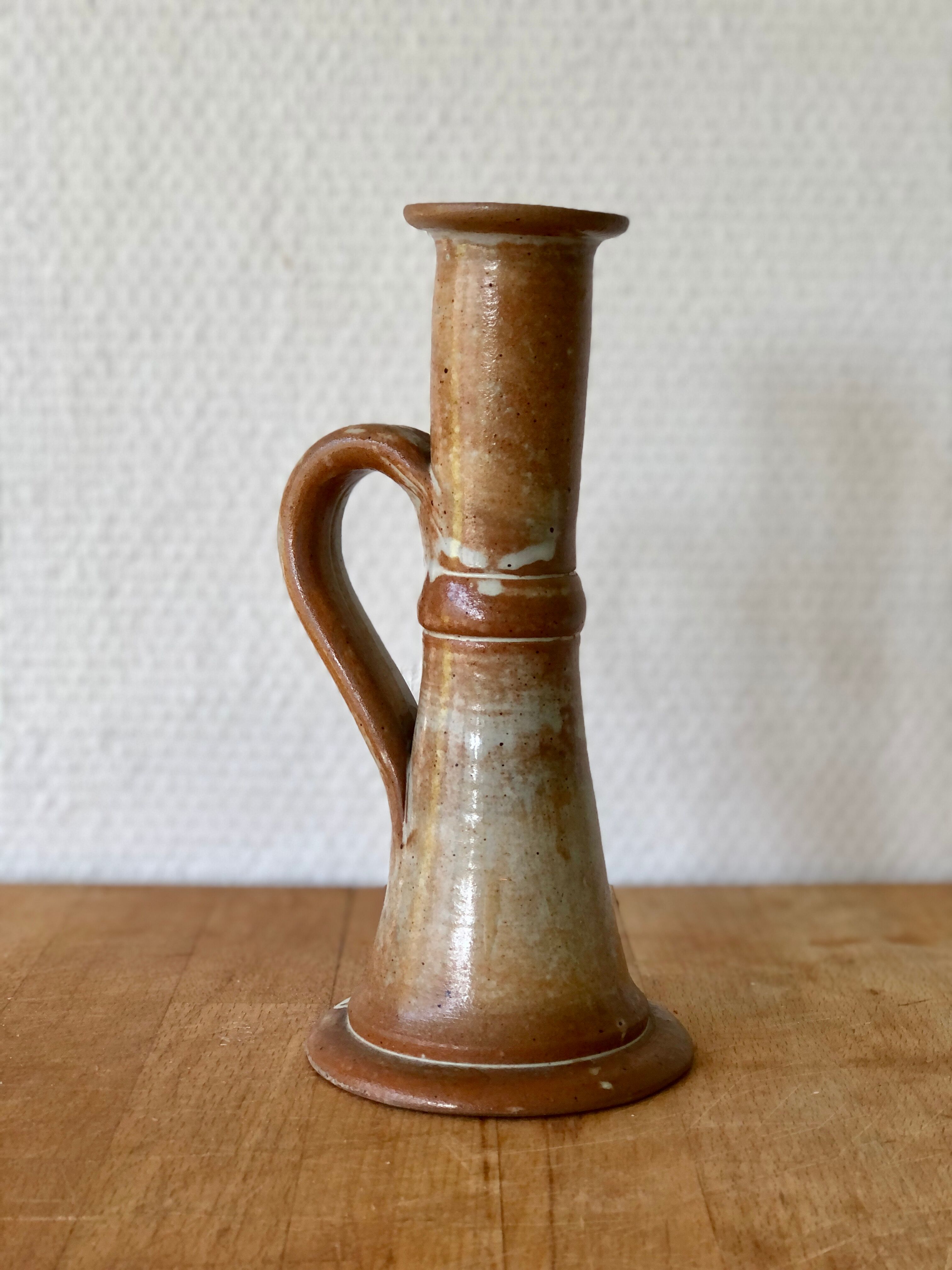 Vintage sandstone candle holder